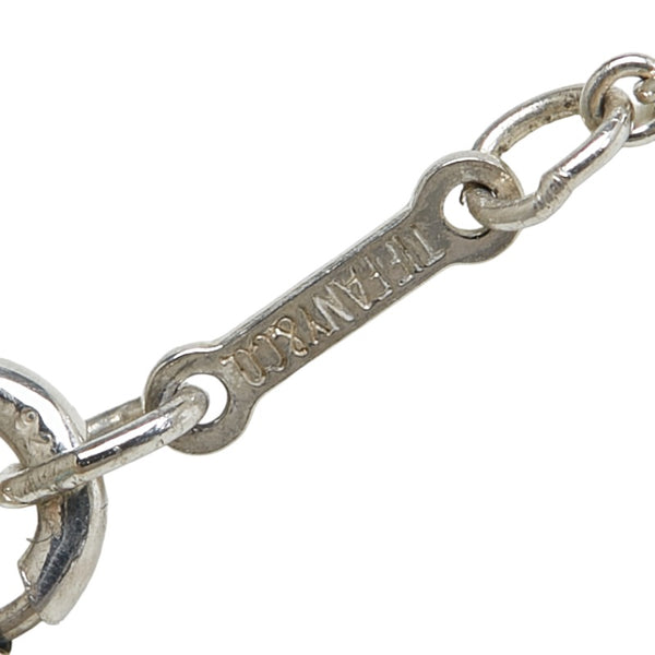 ティファニー エルサペレッティ ビーン ネックレス シルバー SV925 シルバー レディース TIFFANY&Co. 【中古】