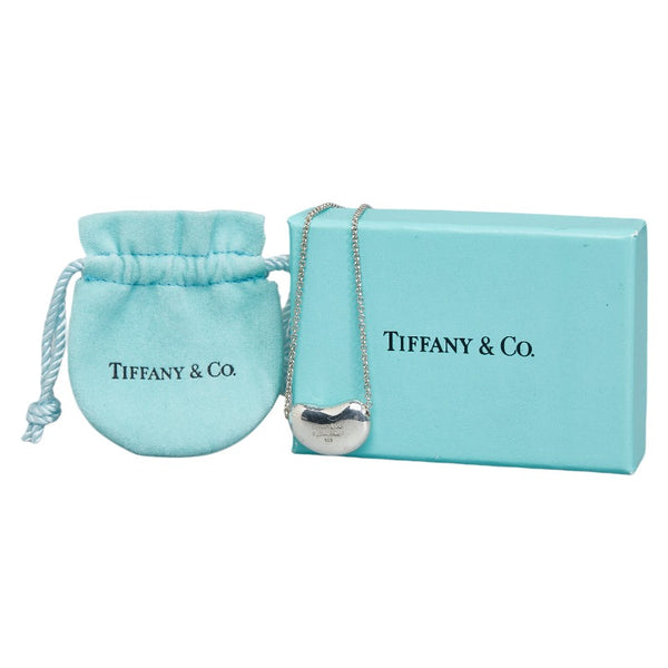ティファニー エルサペレッティ ビーン ネックレス シルバー SV925 シルバー レディース TIFFANY&Co. 【中古】