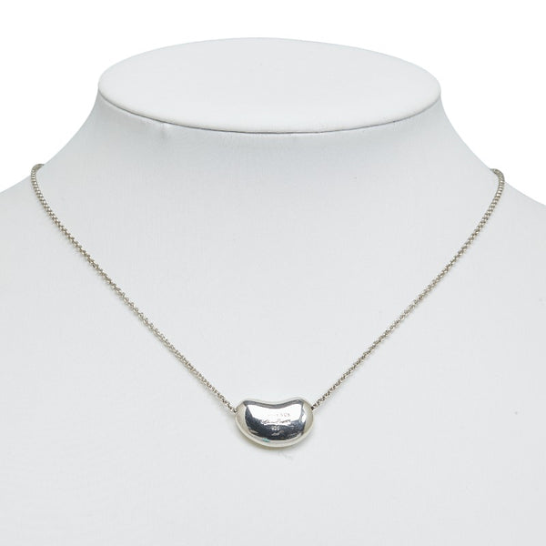 ティファニー エルサペレッティ ビーン ネックレス シルバー SV925 シルバー レディース TIFFANY&Co. 【中古】