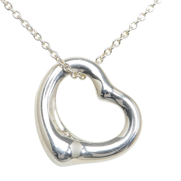ティファニー オープンハート ネックレス シルバー SV925 シルバー レディース TIFFANY&Co. 【中古】