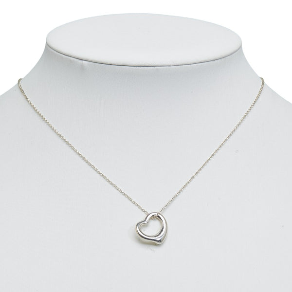 ティファニー オープンハート ネックレス シルバー SV925 シルバー レディース TIFFANY&Co. 【中古】