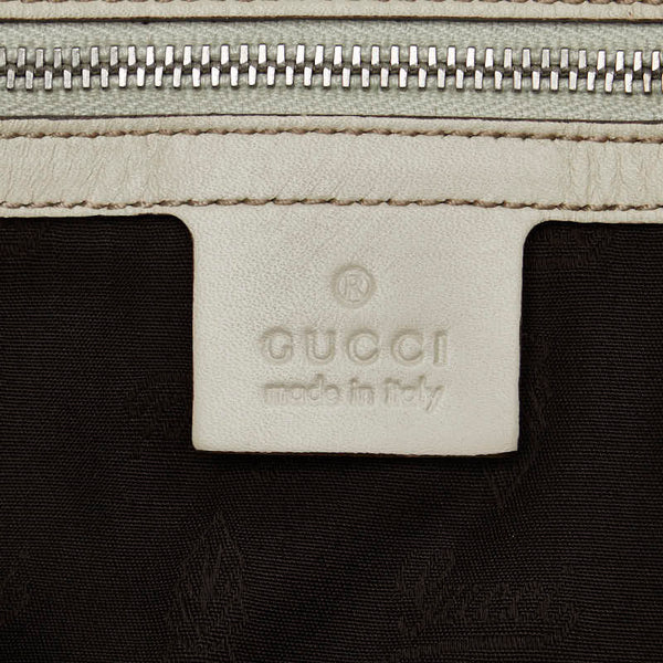 グッチ GGキャンバス トートバッグ 232956 ベージュ キャンバス レザー レディース GUCCI 【中古】