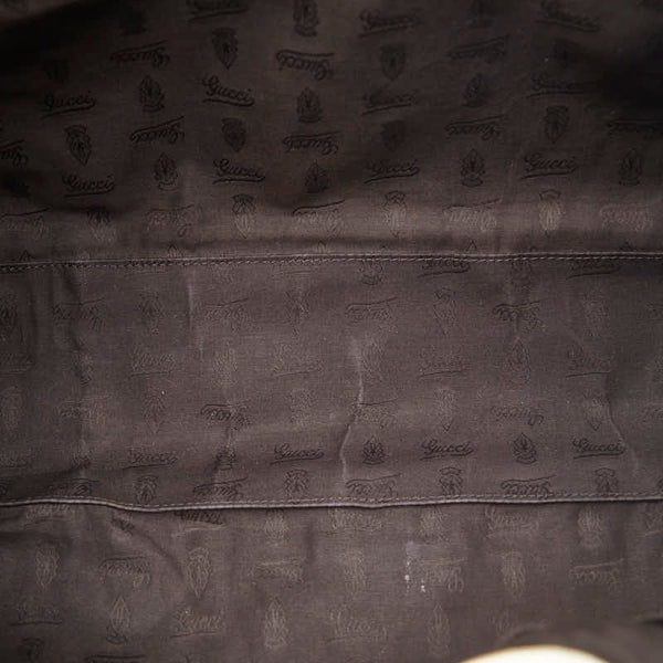 グッチ GGキャンバス トートバッグ 232956 ベージュ キャンバス レザー レディース GUCCI 【中古】