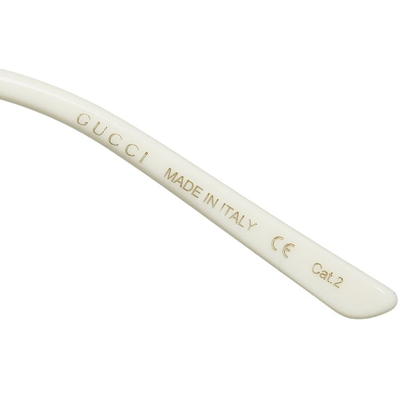 グッチ アジアンフィット サングラス GG0395SK 003 ブラック グリーン レッド プラスチック レディース GUCCI 【中古】