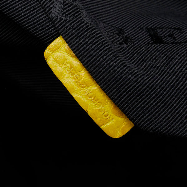 バーバリー トートバッグ ショルダーバッグ 2WAY イエロー レザー レディース BURBERRY 【中古】