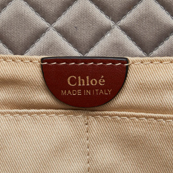 クロエ チェーン ショルダーバッグ ブラウン レザー レディース Chloe 【中古】