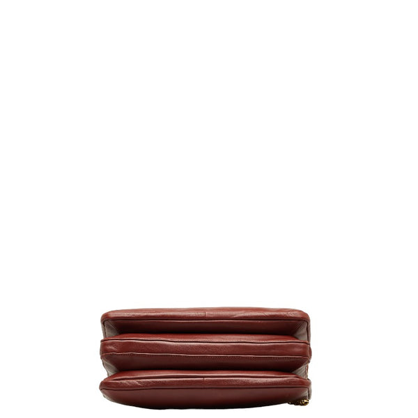 クロエ チェーン ショルダーバッグ ブラウン レザー レディース Chloe 【中古】