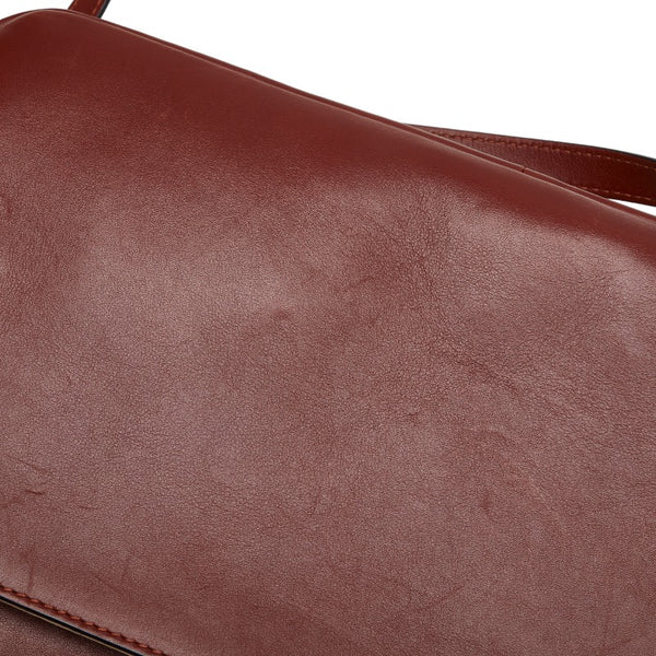 クロエ チェーン ショルダーバッグ ブラウン レザー レディース Chloe 【中古】