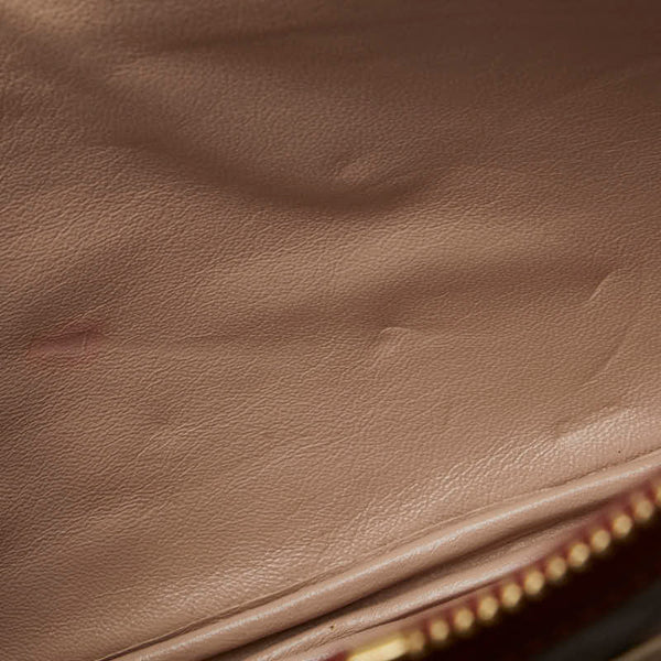 クロエ チェーン ショルダーバッグ ブラウン レザー レディース Chloe 【中古】