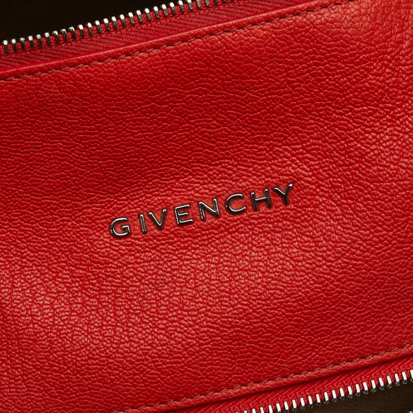 ジバンシー パンドラバッグ チェーン ショルダーバッグ オレンジ レザー レディース Givenchy 【中古】