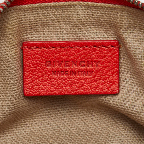 ジバンシー パンドラバッグ チェーン ショルダーバッグ オレンジ レザー レディース Givenchy 【中古】