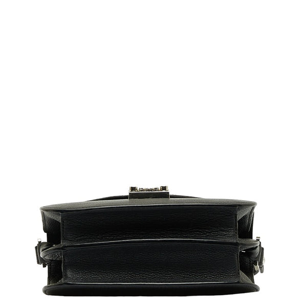 エム シー エム 斜め掛け ショルダーバッグ ブラック レザー レディース MCM 【中古】