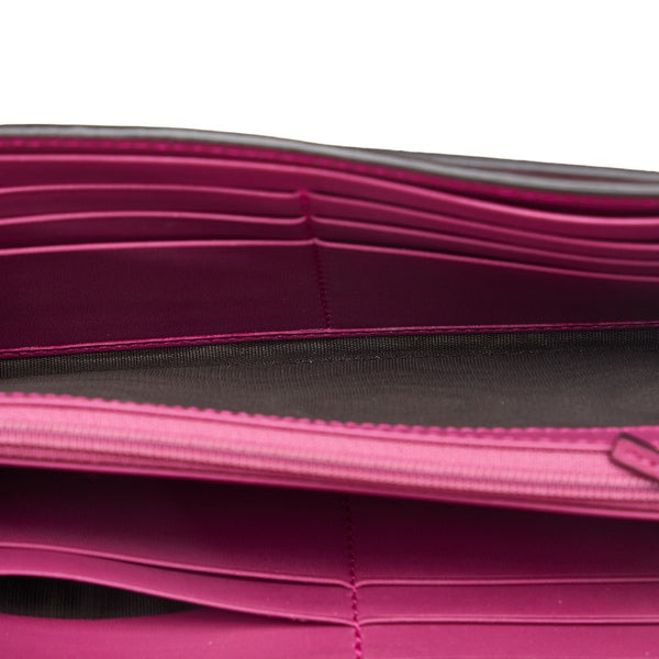 グッチ GGスプリーム コンチネンタルウォレット 長財布 410100 レッド ベージュ PVC レザー レディース GUCCI 【中古】