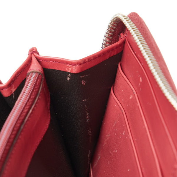 グッチ GGインプリメ ラウンドファスナー 長財布 212110 レッド PVC レザー レディース GUCCI 【中古】