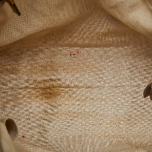 グッチ GGキャンバス ハンドバッグ ショルダーバッグ 2WAY 326514 ベージュ キャンバス レザー レディース GUCCI 【中古】