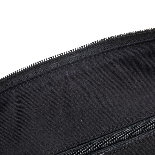 グッチ GGキャンバス 斜め掛け ショルダーバッグ 145856 ブラック キャンバス レザー レディース GUCCI 【中古】