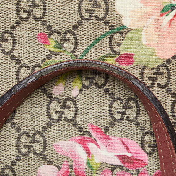 グッチ GGブルームス トートバッグ ショルダーバッグ 2WAY 410748 ベージュ マルチカラー PVC レザー レディース GUCCI 【中古】