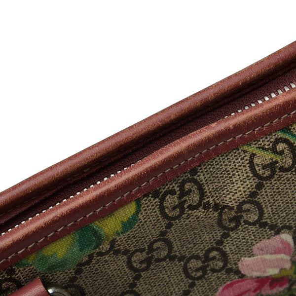 グッチ GGブルームス トートバッグ ショルダーバッグ 2WAY 410748 ベージュ マルチカラー PVC レザー レディース GUCCI 【中古】