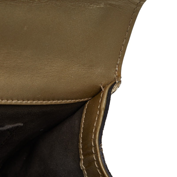 グッチ チェーン ショルダーバッグ 409487 ゴールド レザー レディース GUCCI 【中古】