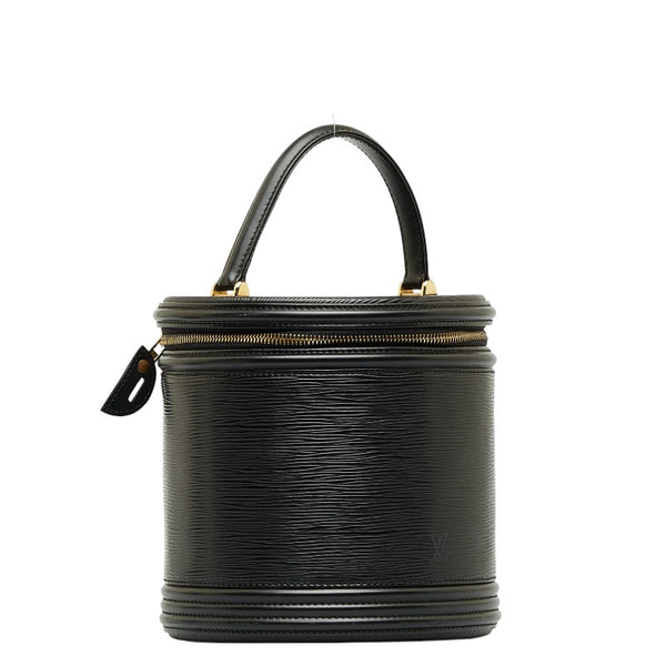 ルイ ヴィトン エピ カンヌ ハンドバッグ バニティバッグ M48032 ノワール ブラック レザー レディース LOUIS VUITTON 【中古】