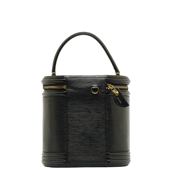 ルイ ヴィトン エピ カンヌ ハンドバッグ バニティバッグ M48032 ノワール ブラック レザー レディース LOUIS VUITTON 【中古】