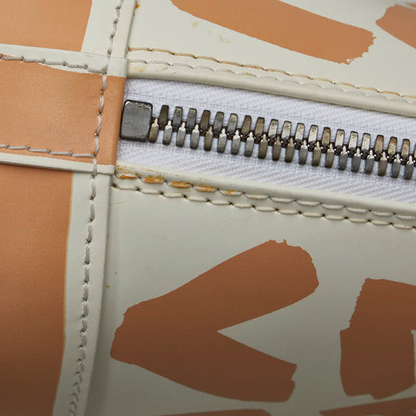 ルイ ヴィトン モノグラム グラフィティ アルマMM ハンドバッグ M92180 ホワイト ベージュ レザー レディース LOUIS VUITTON 【中古】