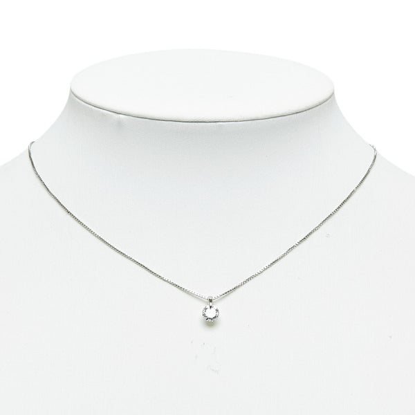 Pt900 プラチナ Pt850 プラチナ ダイヤ0.70ct ペンダントネックレス レディース 【中古】
