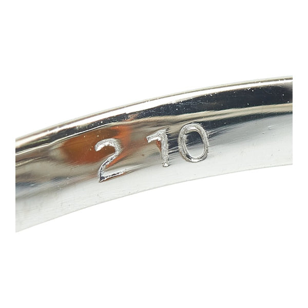 Pt850 プラチナ ファイアオパール2.10ct ダイヤ0.15ct リング 指輪 レディース 10号 【中古】