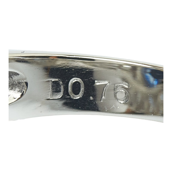 Pt900 プラチナ サファイア3.13ct ダイヤ0.76ct リング 指輪 レディース 6.5号 【中古】