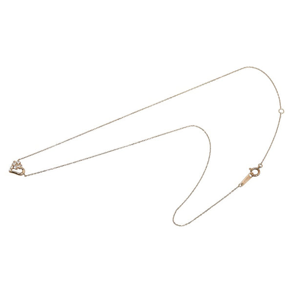 カナルヨンドシー K10PG ピンクゴールド キュービックジルコニア ハート ネックレス レディース canal4℃ 【中古】