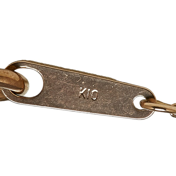 カナルヨンドシー K10PG ピンクゴールド キュービックジルコニア ハート ネックレス レディース canal4℃ 【中古】