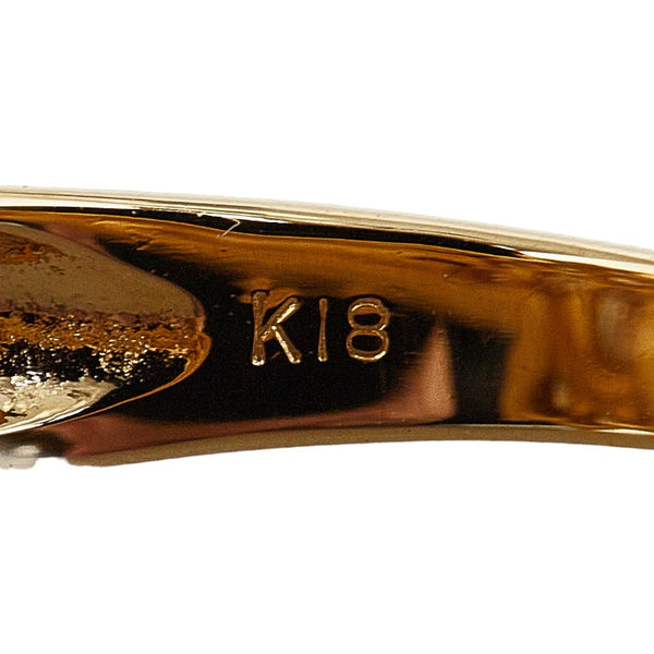 K18YG イエローゴールド ダイヤ2.00ct リング 指輪 レディース 11.5号 【中古】
