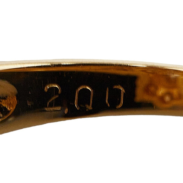 K18YG イエローゴールド ダイヤ2.00ct リング 指輪 レディース 11.5号 【中古】