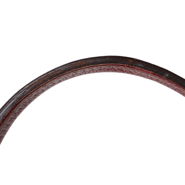 グッチ GGキャンバス プリンシー リボン ショルダーバッグ トートバッグ 163805 ベージュ レッド キャンバス レザー レディース GUCCI 【中古】