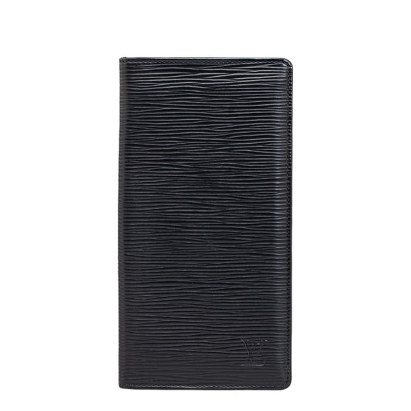 ルイ ヴィトン エピ ポルトフォイユ ブラザ 長財布 M60622 ノワール ブラック レザー レディース LOUIS VUITTON 【中古】