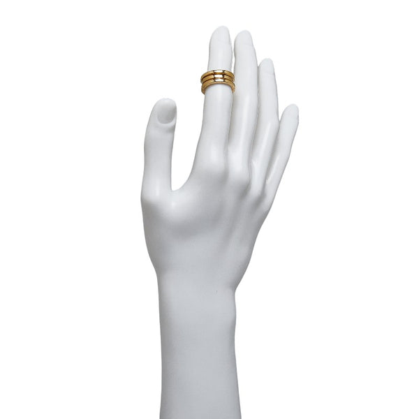 ブルガリ ビーゼロワン 2バンド #48 リング 指輪 K18YG イエローゴールド レディース BVLGARI 【中古】