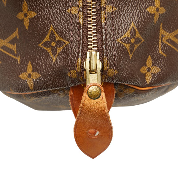 ルイ ヴィトン モノグラム スピーディ 30 ハンドバッグ M41526 ブラウン PVC レザー レディース LOUIS VUITTON 【中古】