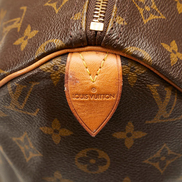 ルイ ヴィトン モノグラム スピーディ30 ハンドバッグ ボストンバッグ M41526 ブラウン PVC レザー レディース LOUIS VUITTON 【中古】