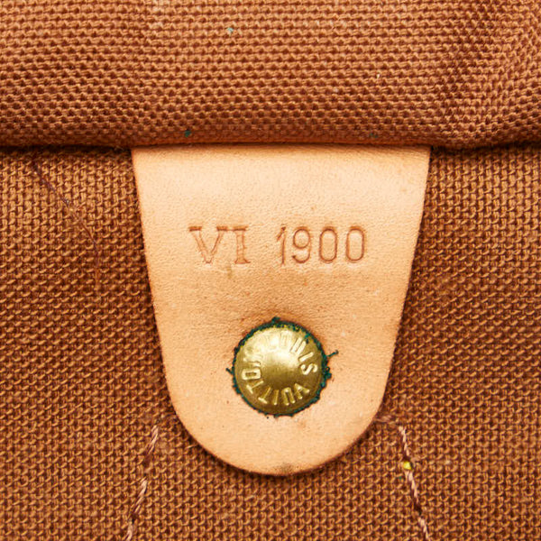 ルイ ヴィトン モノグラム スピーディ30 ハンドバッグ ボストンバッグ M41526 ブラウン PVC レザー レディース LOUIS VUITTON 【中古】
