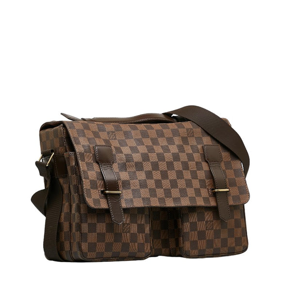 ルイ ヴィトン ダミエ ブロードウェイ ハンドバッグ ショルダーバッグ 2WAY N42270 ブラウン PVC レザー レディース LOUIS VUITTON 【中古】