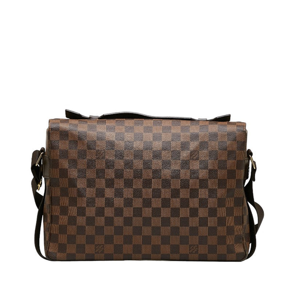 ルイ ヴィトン ダミエ ブロードウェイ ハンドバッグ ショルダーバッグ 2WAY N42270 ブラウン PVC レザー レディース LOUIS VUITTON 【中古】