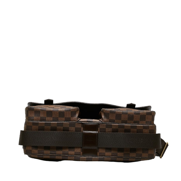 ルイ ヴィトン ダミエ ブロードウェイ ハンドバッグ ショルダーバッグ 2WAY N42270 ブラウン PVC レザー レディース LOUIS VUITTON 【中古】