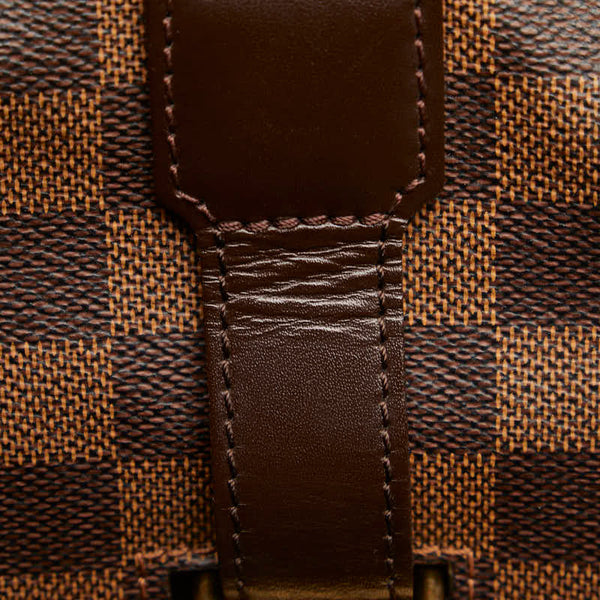 ルイ ヴィトン ダミエ ブロードウェイ ハンドバッグ ショルダーバッグ 2WAY N42270 ブラウン PVC レザー レディース LOUIS VUITTON 【中古】
