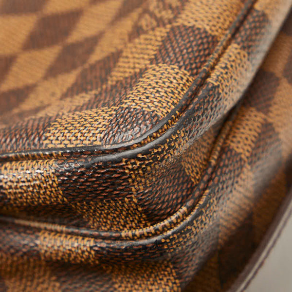 ルイ ヴィトン ダミエ ナヴィグリオ 斜め掛け ショルダーバッグ N45255 ブラウン PVC レザー レディース LOUIS VUITTON 【中古】