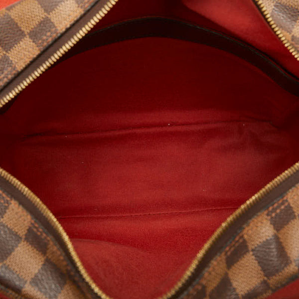 ルイ ヴィトン ダミエ ナヴィグリオ 斜め掛け ショルダーバッグ N45255 ブラウン PVC レザー レディース LOUIS VUITTON 【中古】