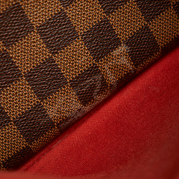 ルイ ヴィトン ダミエ ナヴィグリオ 斜め掛け ショルダーバッグ N45255 ブラウン PVC レザー レディース LOUIS VUITTON 【中古】