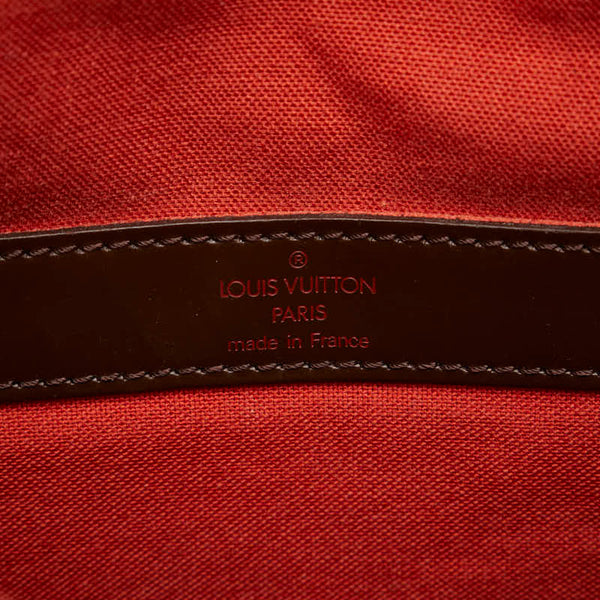 ルイ ヴィトン ダミエ ナヴィグリオ 斜め掛け ショルダーバッグ N45255 ブラウン PVC レザー レディース LOUIS VUITTON 【中古】