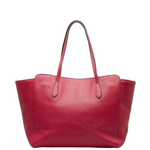 グッチ ハンドバッグ トートバッグ ピンク レザー レディース GUCCI 【中古】