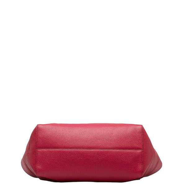 グッチ ハンドバッグ トートバッグ ピンク レザー レディース GUCCI 【中古】