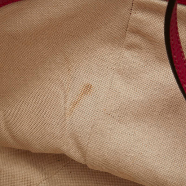 グッチ ハンドバッグ トートバッグ ピンク レザー レディース GUCCI 【中古】